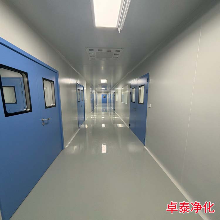 河北乐彩十万级净化车间装修施工完成，施工案例分享